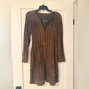 Emporio Armani Brown Suede Jacket